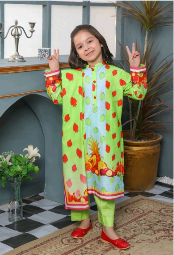 Digital Printed 3 piece kid's suit
