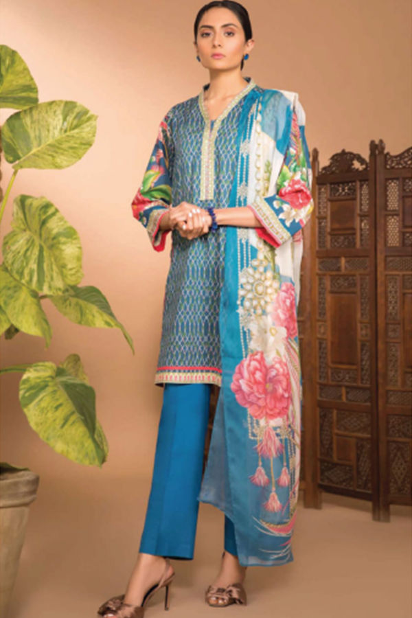 Asian Trends | Sapphire Digital Printed lawn